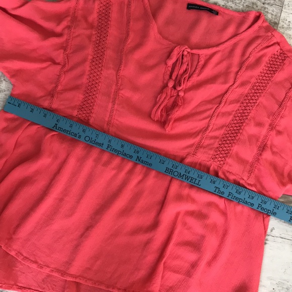 Amanda Green pink blouse size Large - Picture 14 of 16